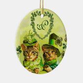 FUNNY OUDE FASHION ST.PATRICK'S DAY CATEGORIE KERAMISCH ORNAMENT (Rechts)