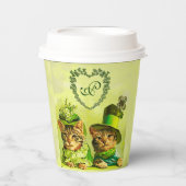 FUNNY OUDE FASHION ST.PATRICK'S DAY CATEGORIE PAPIEREN BEKERS (Voorkant)