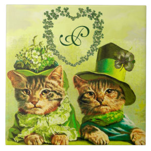 FUNNY OUDE FASHION ST.PATRICK'S DAY CATEGORIE TEGELTJE