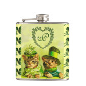 FUNNY OUDE FASHION ST.PATRICK'S DAY CATS MET HEART HEUPFLES (Voorkant)