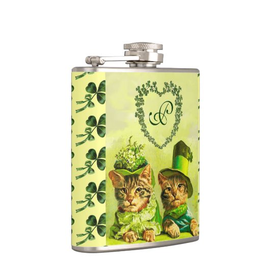 FUNNY OUDE FASHION ST.PATRICK'S DAY CATS MET HEART HEUPFLES (Rechts)