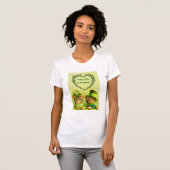 FUNNY OUDE FASHION ST.PATRICK'S DAY CATS MET HEART T-SHIRT (Voorkant volledig)