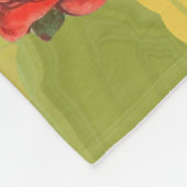 FUNNY OUDE FASHION VALENTIJNSDAG CATS, hart, Rozen Fleece Deken (Hoek)