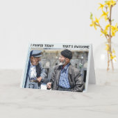 FUNNY OUDE MAN DIE OUDERE BIRTHDAY-KAART WORDT KAART (Gele Bloem)