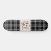 FUNNY OUDE MAN DIE TONGUE SKATEBOARD DECK UITSTEKT (Horizontaal)