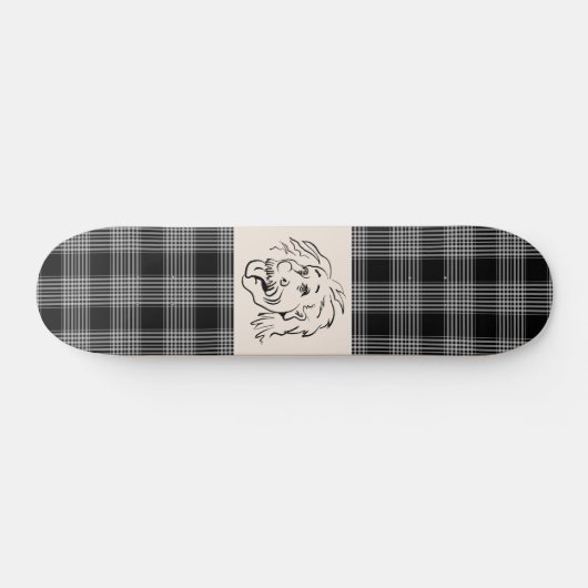 FUNNY OUDE MAN DIE TONGUE SKATEBOARD DECK UITSTEKT (Horizontaal)