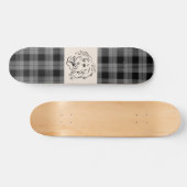 FUNNY OUDE MAN DIE TONGUE SKATEBOARD DECK UITSTEKT (Horizontaal)