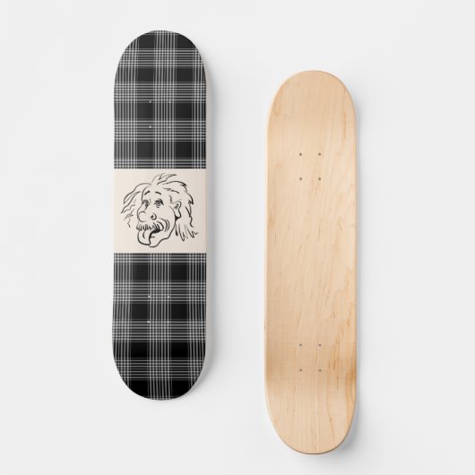 FUNNY OUDE MAN DIE TONGUE SKATEBOARD DECK UITSTEKT (Voorkant)