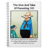 Funny Ouderschap Humor Notitieboek (Voorkant)