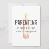 Funny Ouderschap Village and Vineyard Quote (Voorkant)