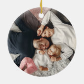 Funny Our First Global Pandemic Holiday Keramisch Ornament (Achterkant)