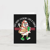 Funny Out Here Looking Like A Snack Christmas Tree Kaart (Voorkant)