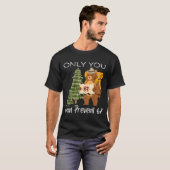 Funny Outdoor Bear Wild Number Six Seven Pun T-shirt (Voorkant volledig)