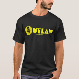 Funny outlaw cowboy t-shirt design