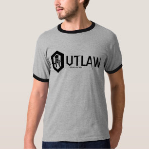 Funny outlaw t-shirt design