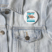 Funny Ovarian Cancer Awareness Gifts Ronde Button 5,7 Cm (In situ)