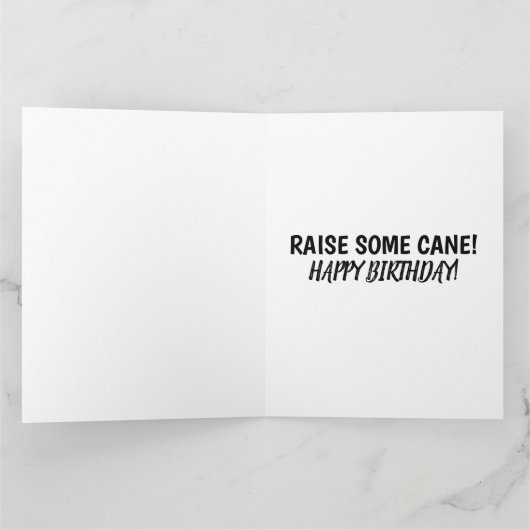 FUNNY OVER HET HILL-MAN MET KANE BIRTHDAFKaarten Kaart (Binnen)