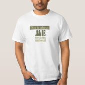 Funny Over mij T-shirt (Voorkant)