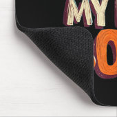 Funny Over My Dead Body Speech Emblem Muismat (Hoek)