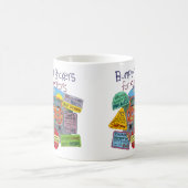 Funny Over the Hill Birthday Gift, Bumperstickers Koffiemok (Center)