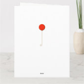 Funny Over the Hill Birthday Kaart (Achterkant)