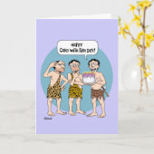 Funny "Over the Hill" Birthday Kaart (Gele Bloem)