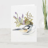 Funny Over the Hill Birthday Kaart - Chickadee Bir (Voorkant)