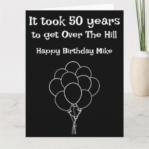 Funny Over the Hill Cheap Birthday-kaarten Kaart