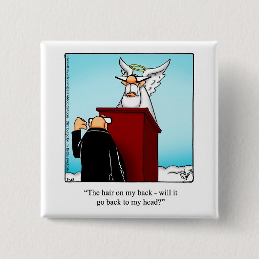 Funny Over the Hill Humor Birthday Button (Voorkant)