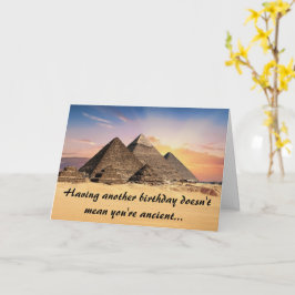 Funny Over the Hill Humor Egypt Pyramids Kaart