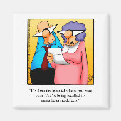 Funny Over the Hill Humor Magnet (Voorkant)