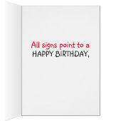 Funny "Over the Hill" kaart voor Senioren (Binnen (Rechts))