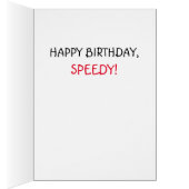 Funny "Over the Hill" kaart voor Senioren (Binnen (Rechts))