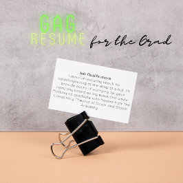 Funny Overdenkende Specialist Visitekaartje