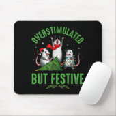 Funny Overstimulated But Festive Christmas Ssum Ho Muismat (Met muis)