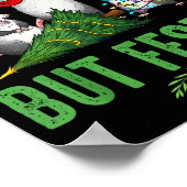 Funny Overstimulated But Festive Christmas Ssum Ho Poster (Hoek)