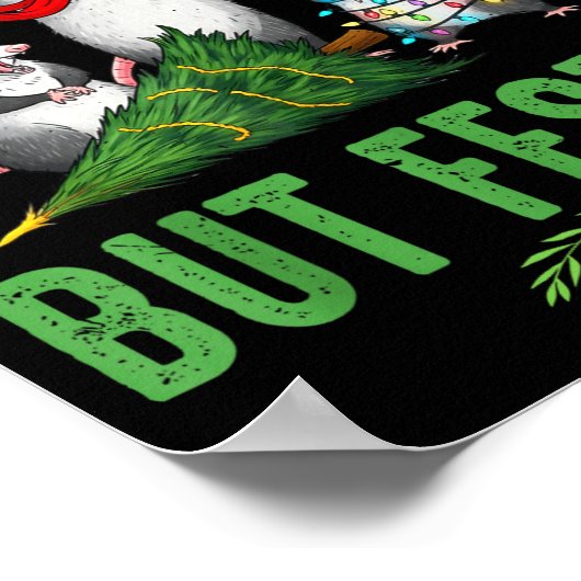 Funny Overstimulated But Festive Christmas Ssum Ho Poster (Hoek)