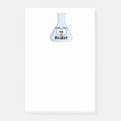 Funny Owl Beaker Cartoon Science Illustratie Kunst Post-it® Notes (Voorkant)