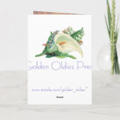 Funny Owl Birthday Card Kaart (Achterkant)