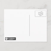 Funny Owl Conductor Cartoon Briefkaart (Achterkant)
