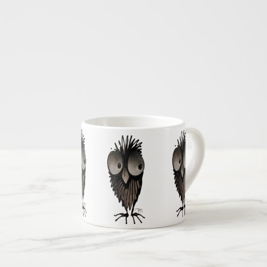 Funny Owl Espresso Kop (Voorkant rechts)