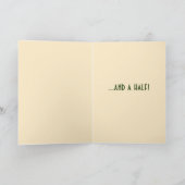 Funny Owl heeft een echte kerst Kaart (Binnen)