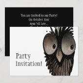 Funny Owl Kaart (Voorkant / Achterkant)