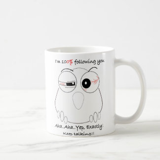Funny owl koffiemok