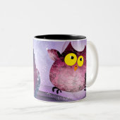 Funny Owl Mok Wrap – Dierenvrienden Mok (Voorkant rechts)