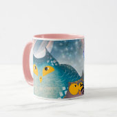 Funny Owl Mok Wrap – Dierenvrienden Mok (Voorkant links)