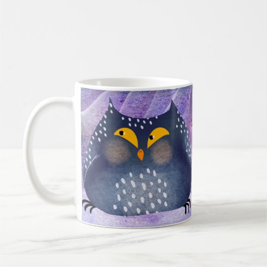 Funny Owl Mok Wrap - Schattigee en hilarische uil (Links)