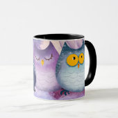 Funny Owl Mok Wrap - Schattigee en hilarische uil  (Voorkant rechts)