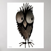 Funny Owl Poster (Voorkant)