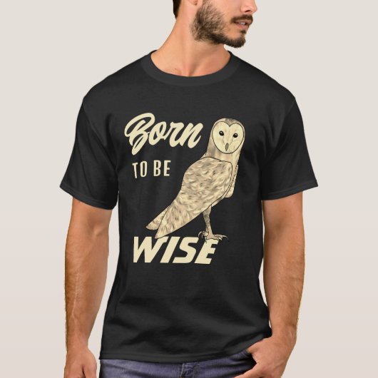Funny Owl Quote T-shirt (Voorkant)